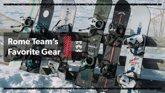 Rome favorite snowboards 2024 Rome Snowboards