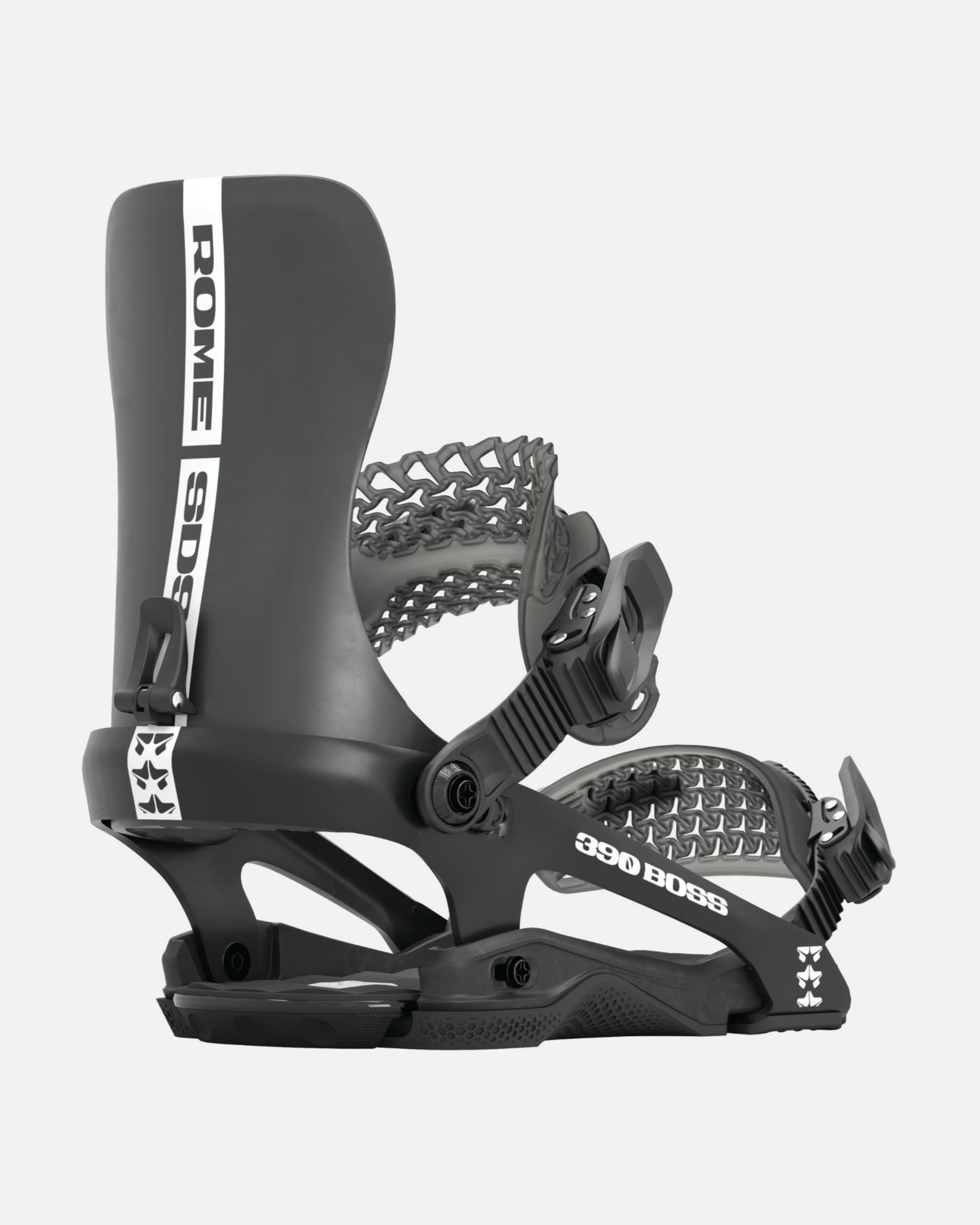 color-black 390 Boss 2025 | Rome Snowboards™ snowboard bindings for men