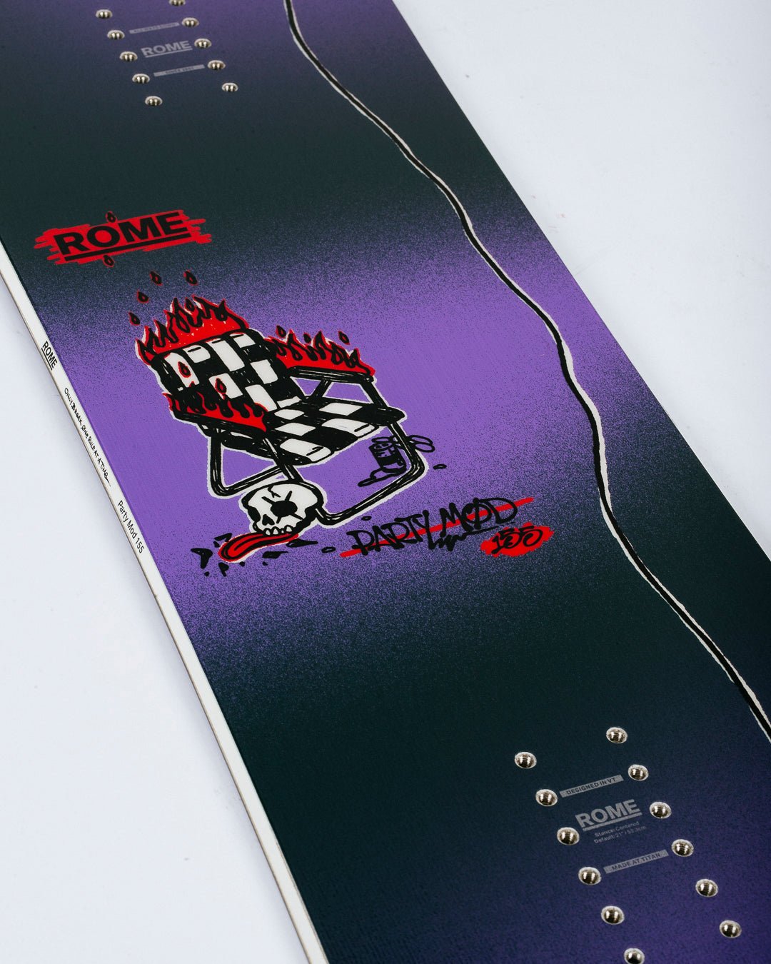 Party Mod Snowboard - True Twin Snowboards - Rome US - 2025-2026 - Rome Snowboards