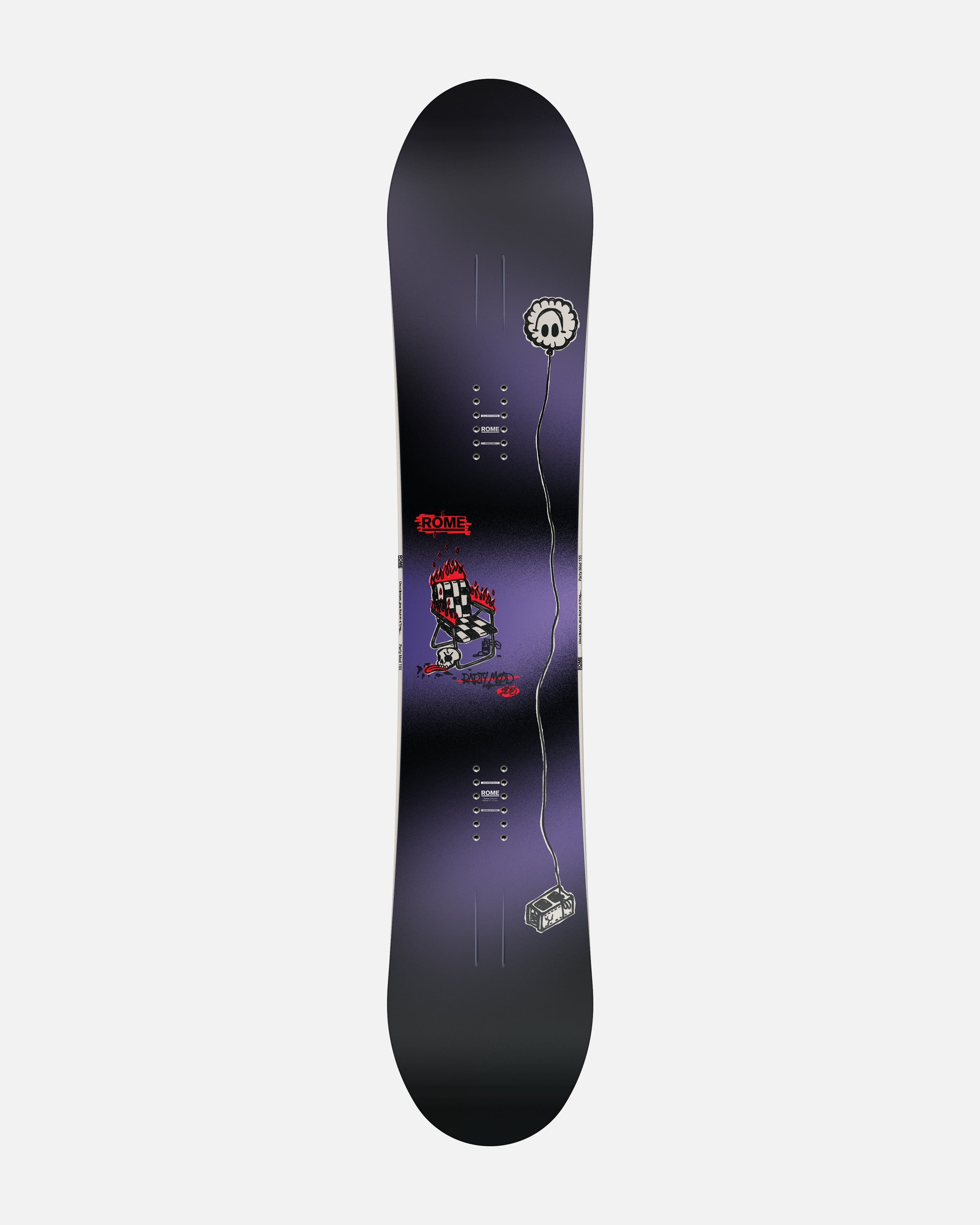 Party Mod Snowboard - True Twin Snowboards - Rome US - 2025-2026 - Rome Snowboards