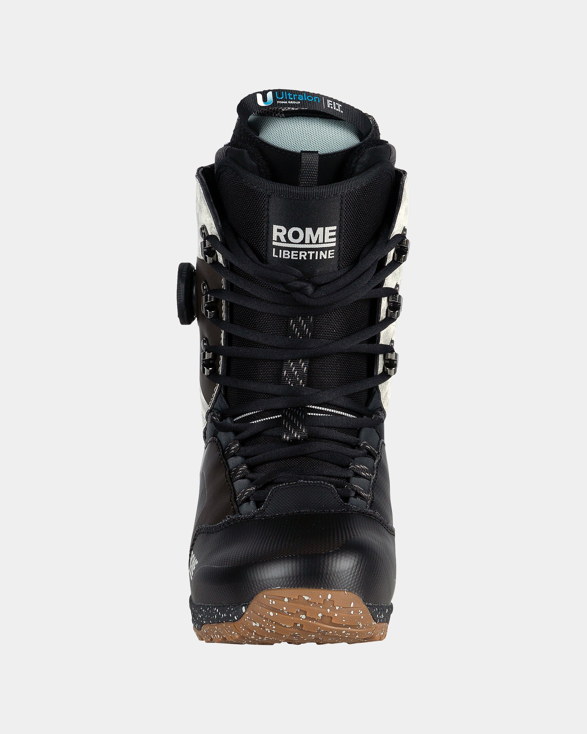 features-bg-black/white Libertine Hybrid Boa 2025 | Rome Snowboards™ snowboard boots for men