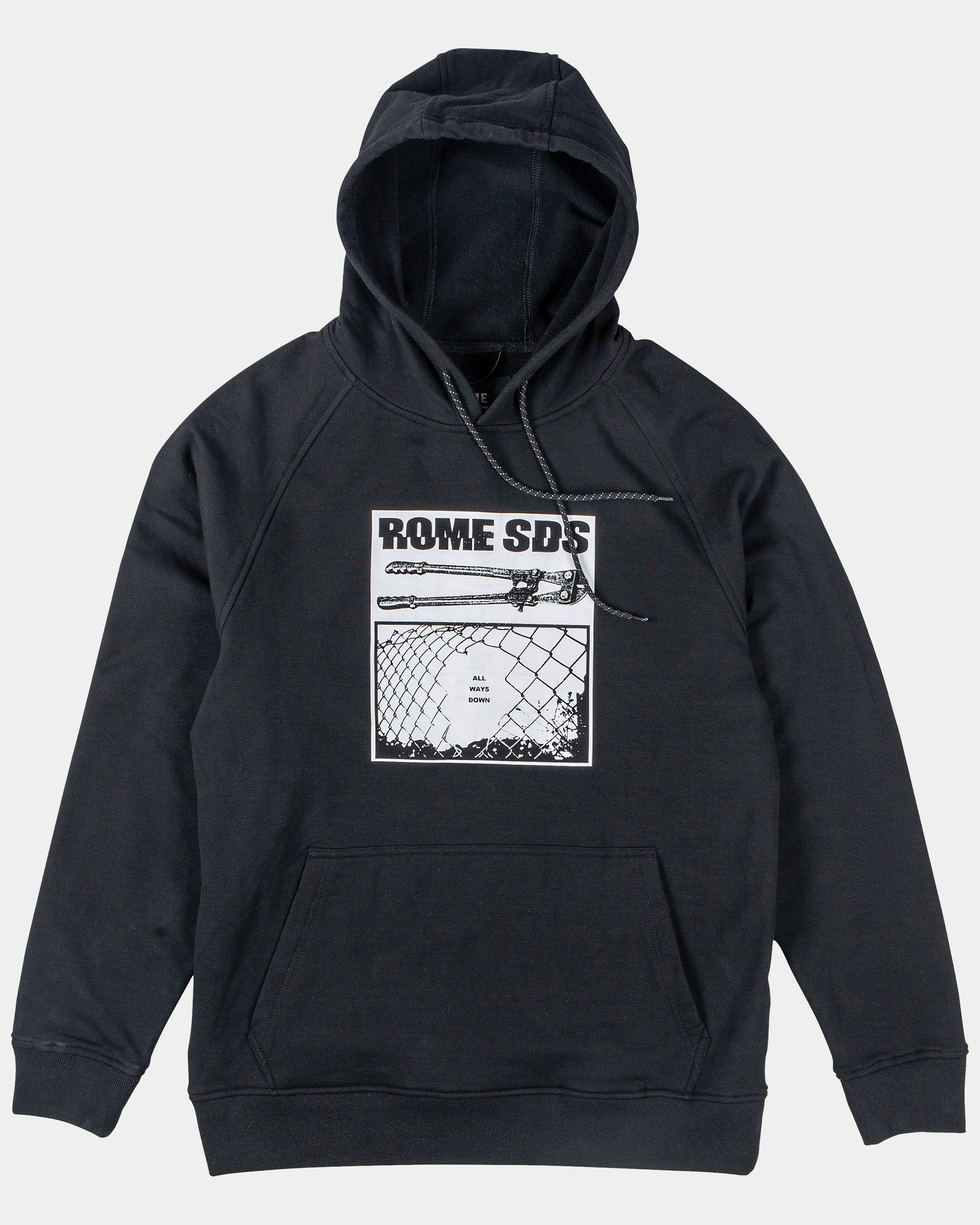 Rome Basic Hoodie 2022-2023 product photo from the front cover shot in the studio