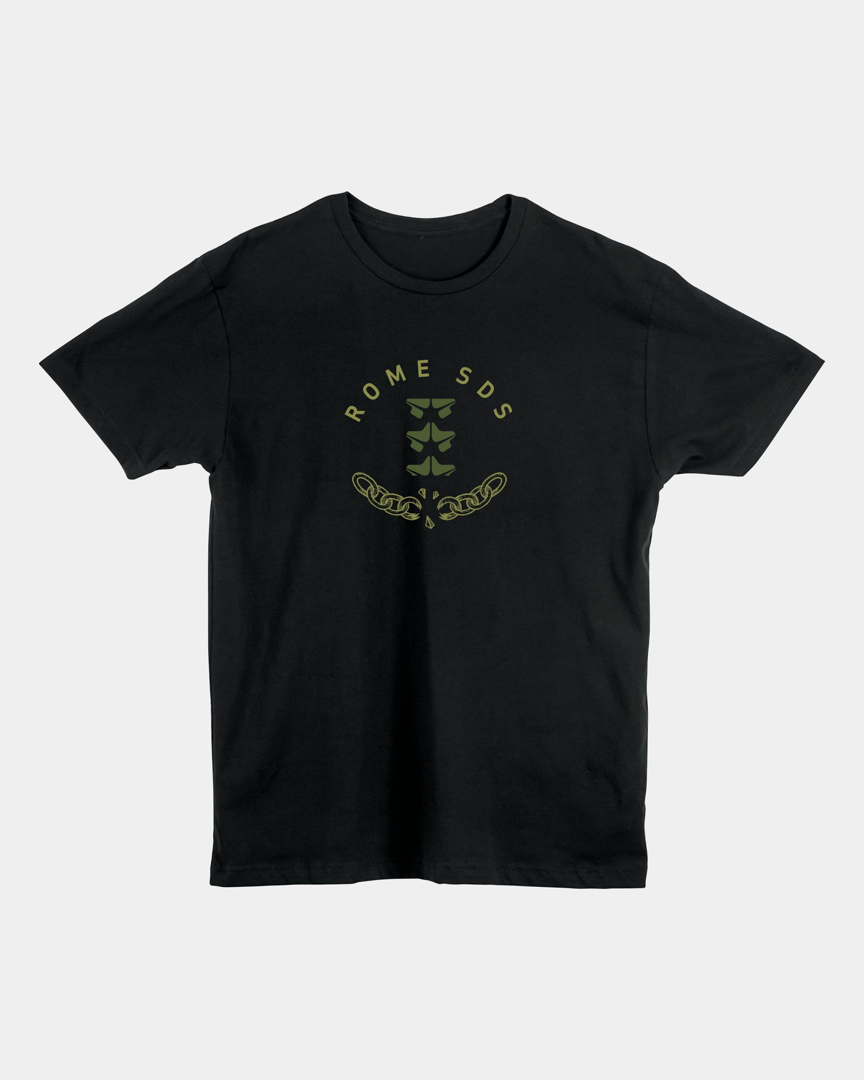 rome snowboards apparel chain tshirt black 2023-2024 1