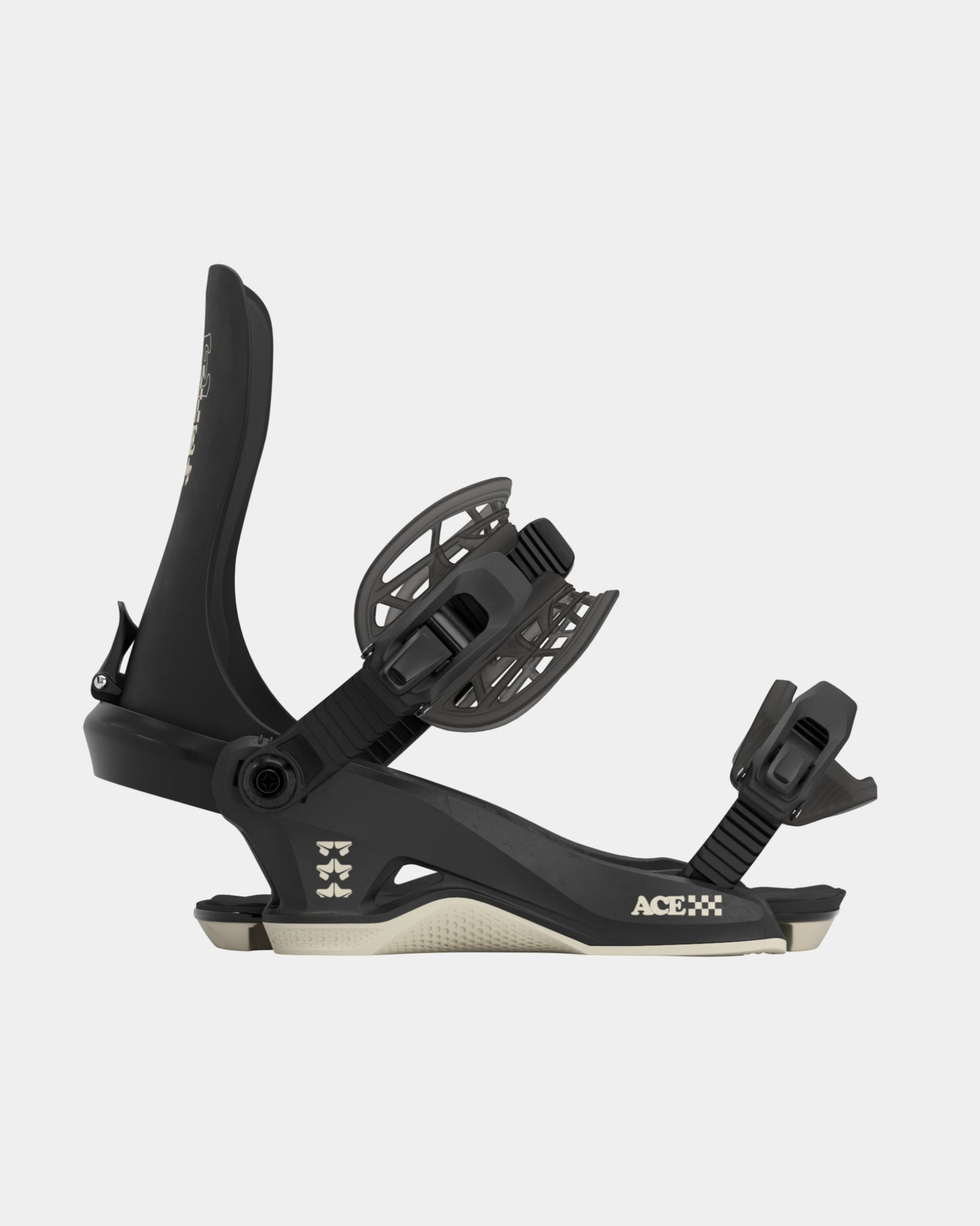 rome snowboards ace binding black 2023-2024 4